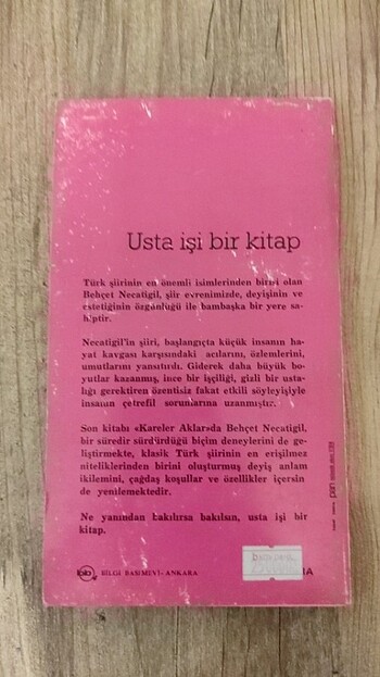 Behçet Necatigil Kareler Aklar