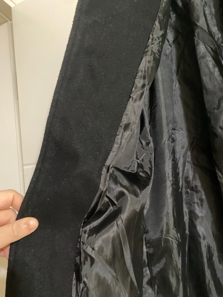 Siyah Uzun Klasik Kaban - Görsel 2