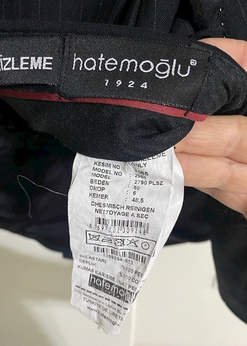 Hatemoğlu Siyah Erkek Ofis Takım Elbise - Görsel 3