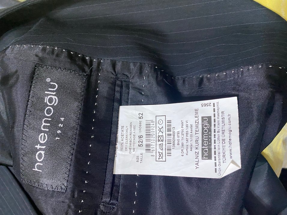 Hatemoğlu Siyah Erkek Ofis Takım Elbise - Görsel 4