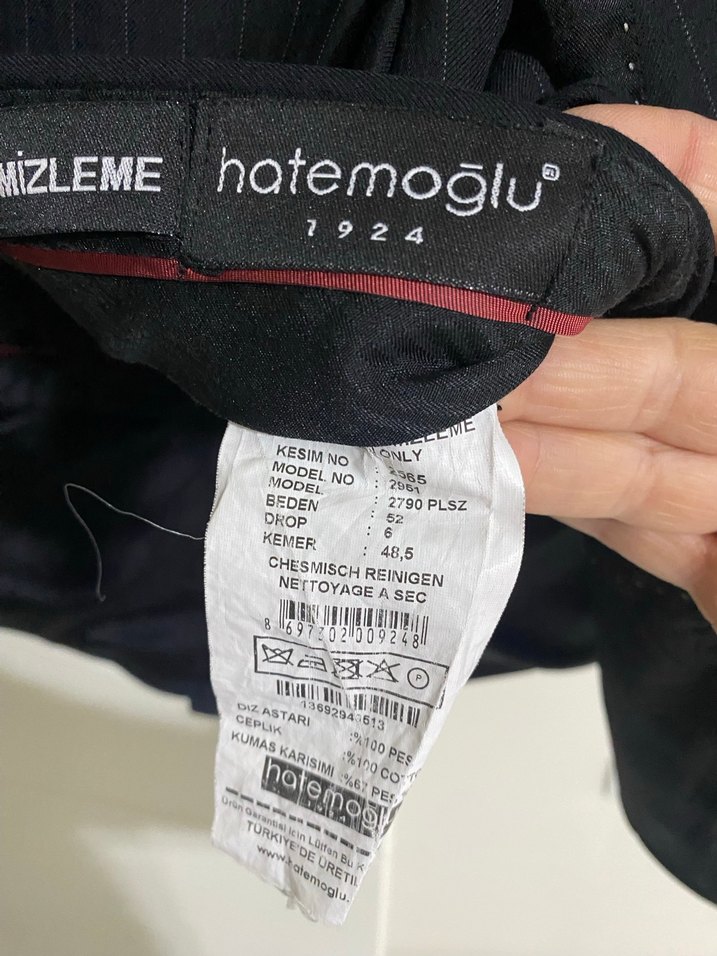 Hatemoğlu Siyah Erkek Ofis Takım Elbise - Görsel 3