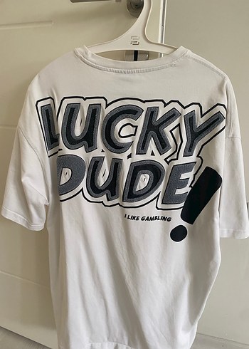 Beyaz Baskılı Erkek Tişört - Görsel 3