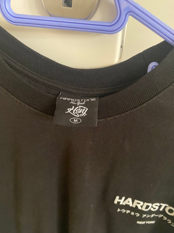 Siyah Hardstone Baskılı Erkek Tişört - Görsel 3