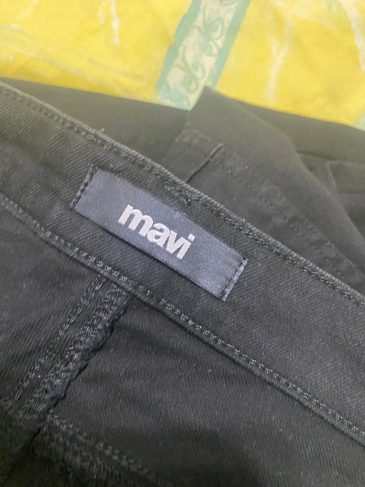 Mavi Siyah Kemerli erkek Kumaş Pantolon - Görsel 4