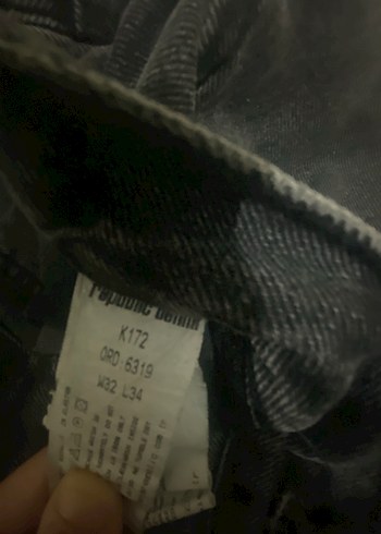 Siyah Salaş erkek Kot Pantolon - Görsel 3