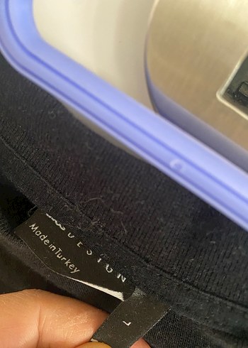 Erkek Siyah Oversize Tişört - Görsel 3