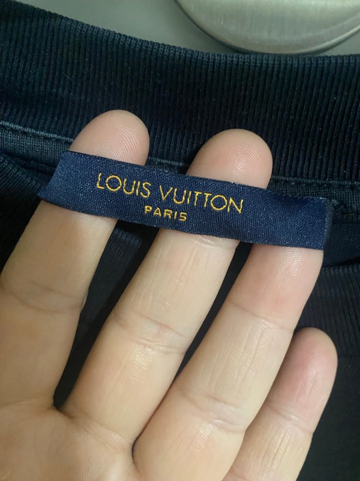 Lous vuıtton Yeşil Baskılı Erkek Tişört - Görsel 3