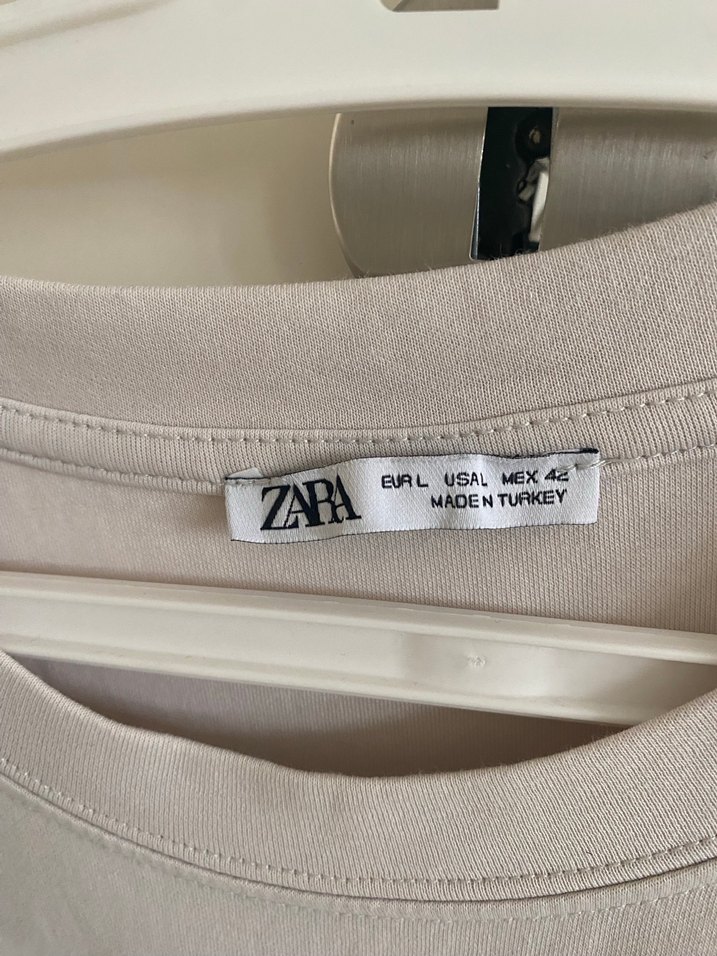 Bej Kısa Kollu Erkek Tişört - Görsel 2