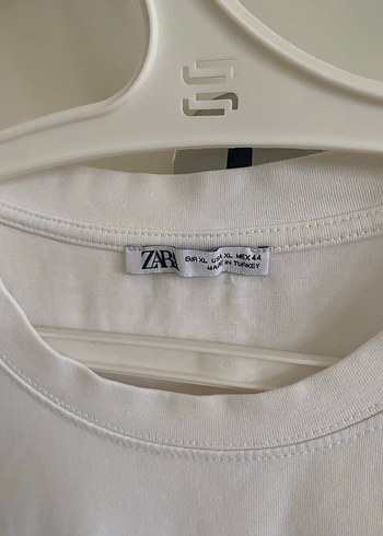 Erkek Beyaz Pamuklu Kısa Kollu Tişört - Görsel 2