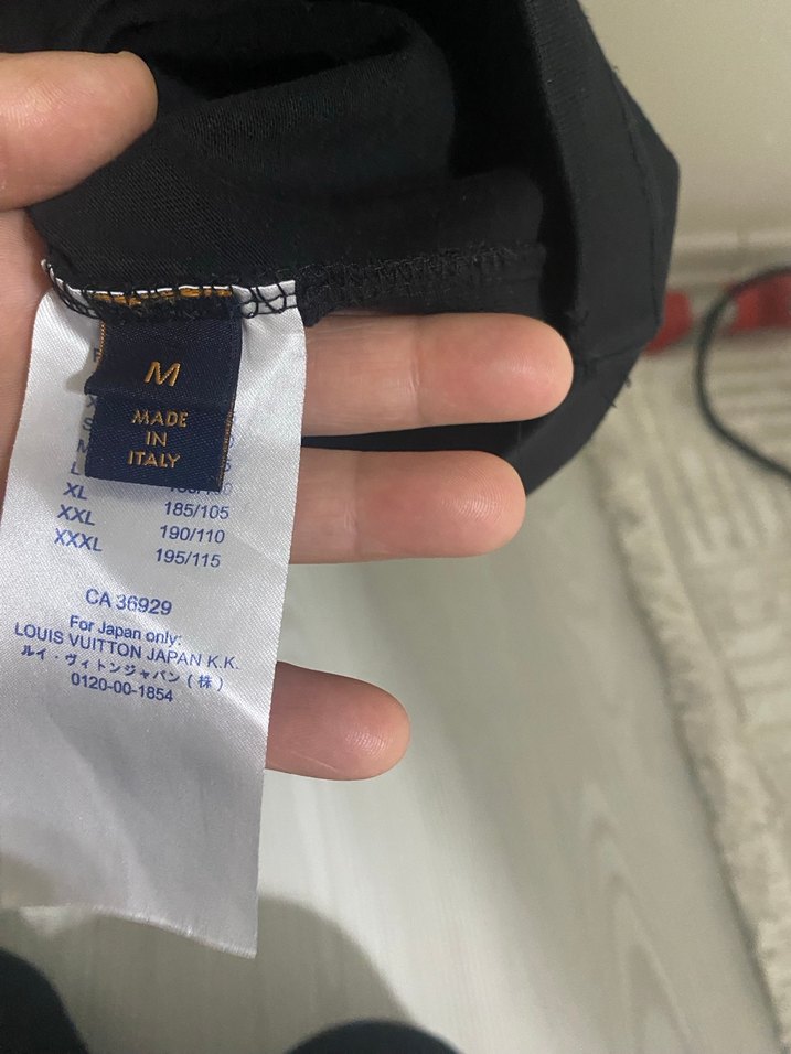 Siyah Payetli Balmain Erkek Tişört - Görsel 4