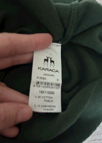 Karaca Karaca kaşmir pamuk karışımı triko kazak