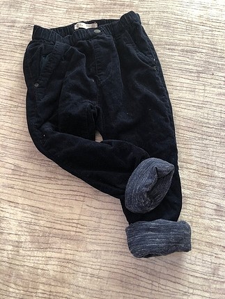 Zara kadife pantalon 3-4 yaş ve 2 adet sweat