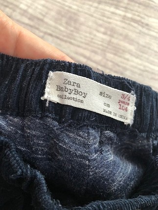 universal Beden Zara kadife pantalon 3-4 yaş ve 2 adet sweat