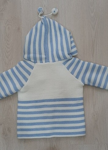 Erkek çocuk kapsonlu hırka - Görsel 2