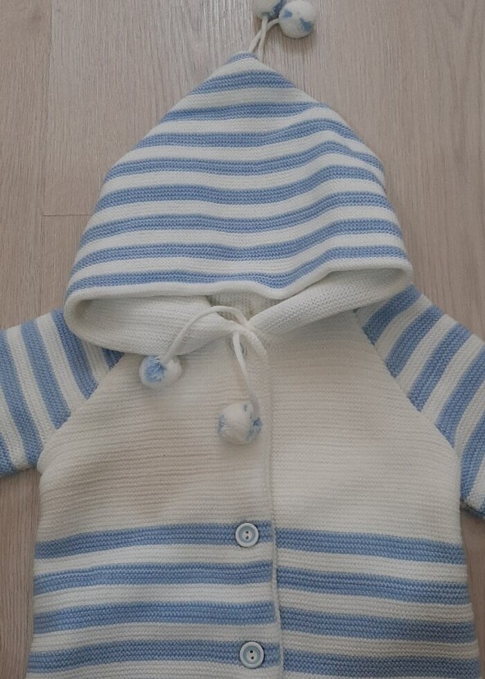 Erkek çocuk kapsonlu hırka - Görsel 3