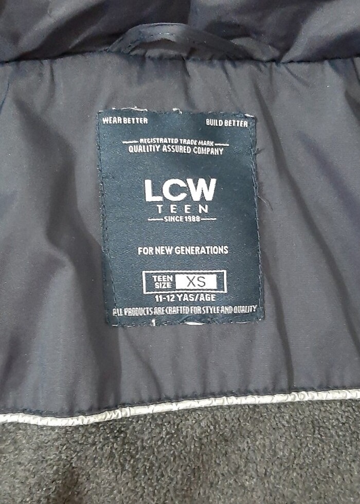 11/12 yaş erkek çocuk mont - Görsel 5