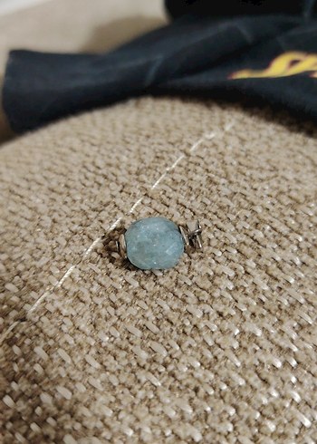 İnci ve akvamarin Doğaltaş kolye ucu 2 li satilir - Görsel 5