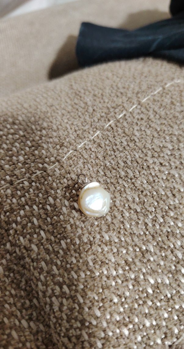 İnci ve akvamarin Doğaltaş kolye ucu 2 li satilir - Görsel 4