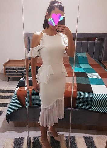 36 Beden beyaz Renk Nikâh elbisesi