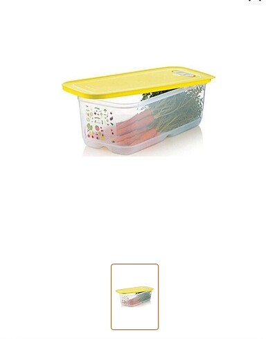 Tupperware 6 TL saklama kabı az kullanıldı
