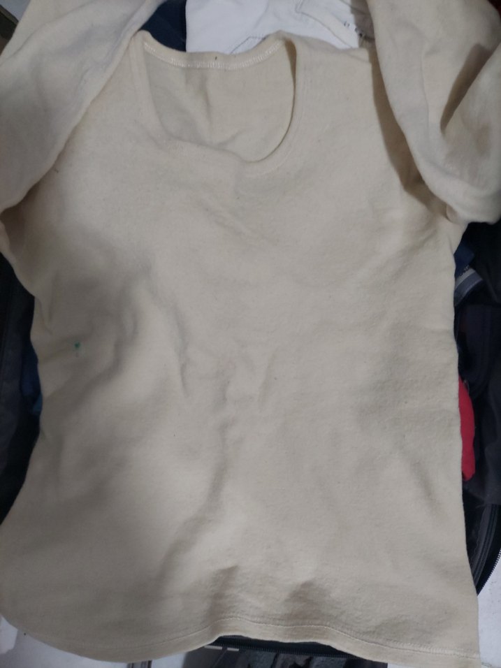 Beyaz Çocuk  yün Atlet - Görsel 2