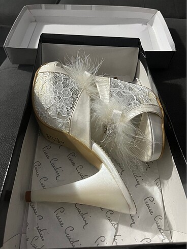 Çeyizlik tüylü terlik - Görsel 3