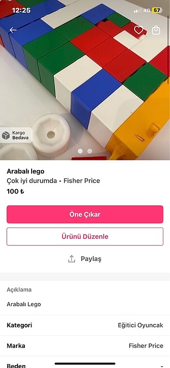 Ahsap bloklar ve lego
