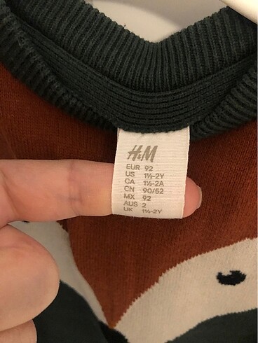 18-24 Ay Beden h&m çocuk kazak