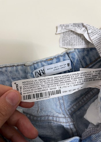 34 Beden Zara denim jean