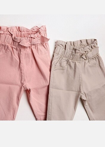 Kız bebek gabardin pantolon 