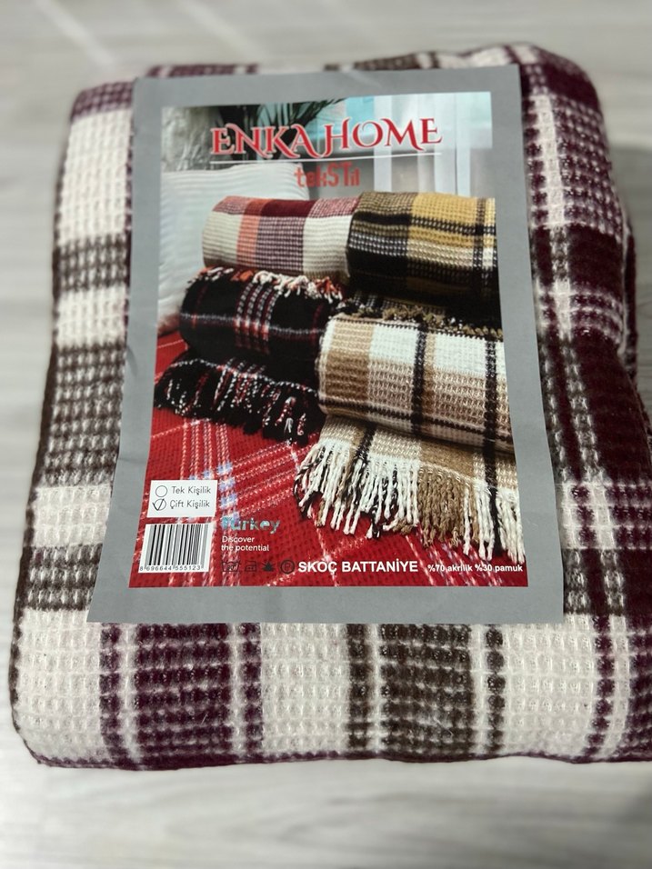 Çift kişilik skoç battaniye - Görsel 2