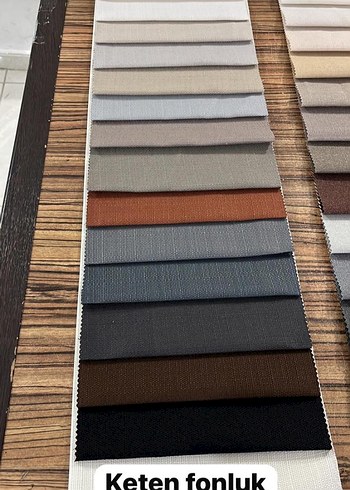 Soft Keten Fon Perde İki Kanat - Görsel 2