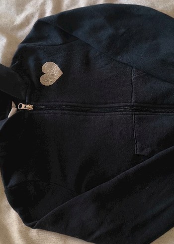H&M Kapüşonlu Fermuarlı Hirka