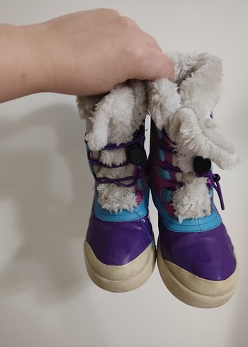 Mor Merrel Bağcıklı Kız Çocuk Botu - Görsel 2