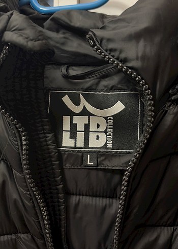 Siyah Fermuarlı Kadın Kışlık Mont - Görsel 3