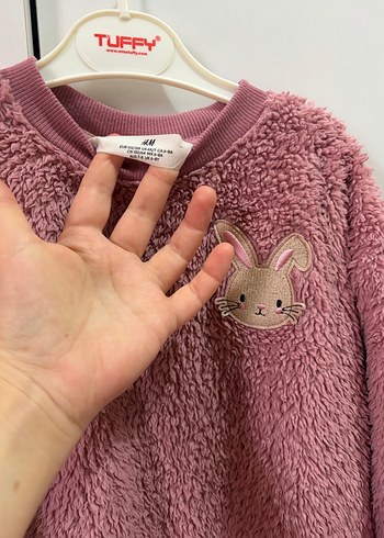 Kız Çocuk Peluş H&M Sweatshirt - Görsel 5