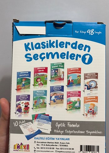 7 Yaş ve Üzeri 10 Kitap Klasiklerden Seçmeler 1 - Görsel 2