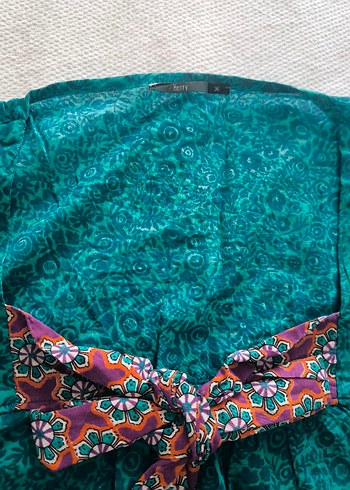Mango Çiçek Desenli Bohem Salaş Uzun Pantolon