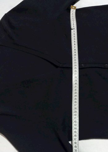 Düğmeli Siyah Erkek Hırka - Görsel 5