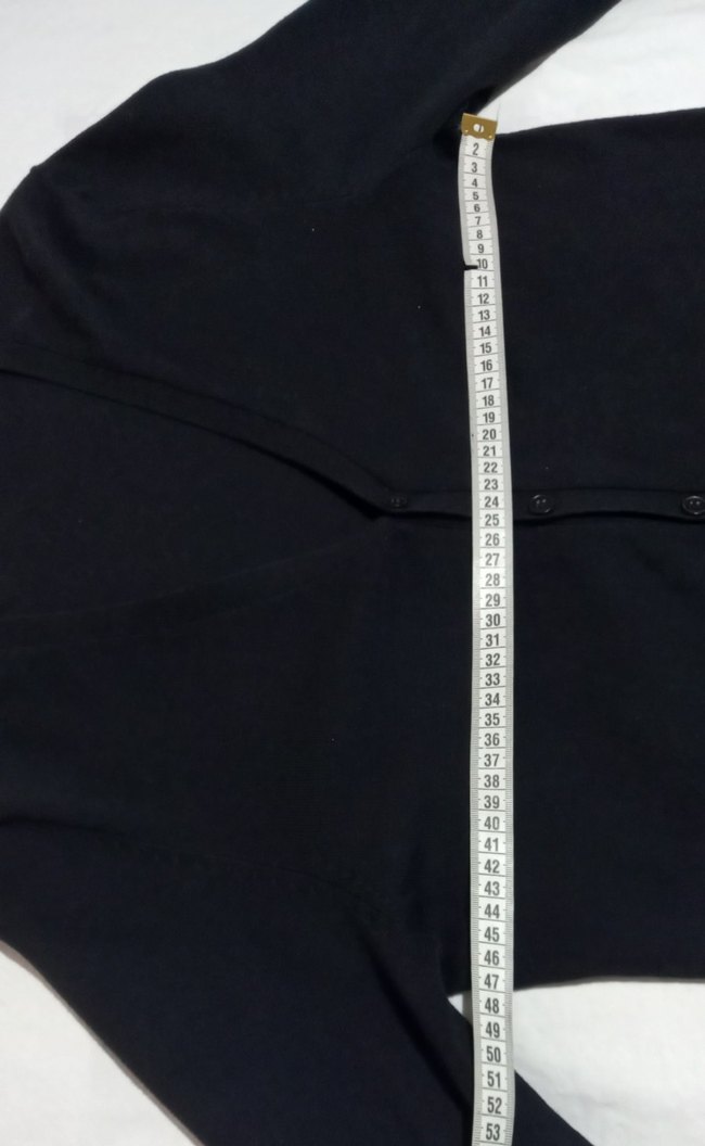 Düğmeli Siyah Erkek Hırka - Görsel 5