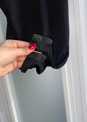 Siyah İnce Askılı Kadın Mayo - Görsel 2