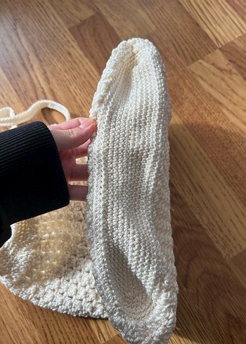 El Yapımı Örgü Kadın Çanta - Görsel 5