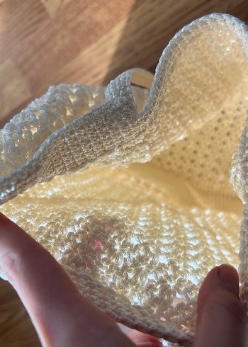 El Yapımı Örgü Kadın Çanta - Görsel 3