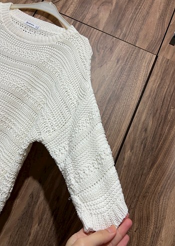 Stradivarius örgü kadın kazak - Görsel 3