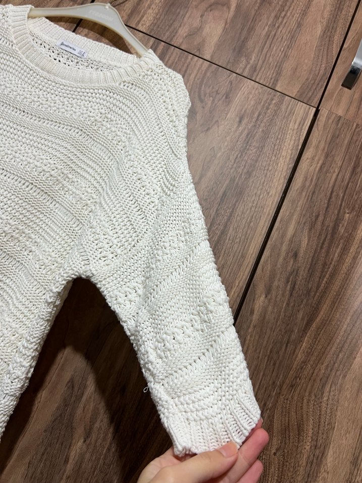 Stradivarius örgü kadın kazak - Görsel 3