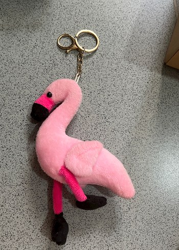 Ikea Pembe Flamingo Peluş Anahtarlık
