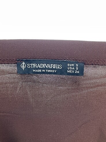 s Beden kahverengi Renk Stradivarius Bluz %70 İndirimli.