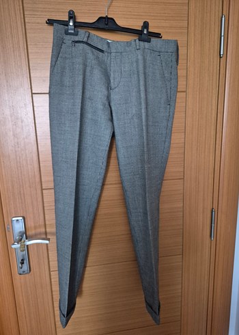 Gri Regular Fit Midi Erkek Pantolon - Görsel 2