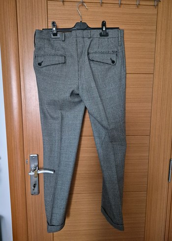 Gri Regular Fit Midi Erkek Pantolon - Görsel 4