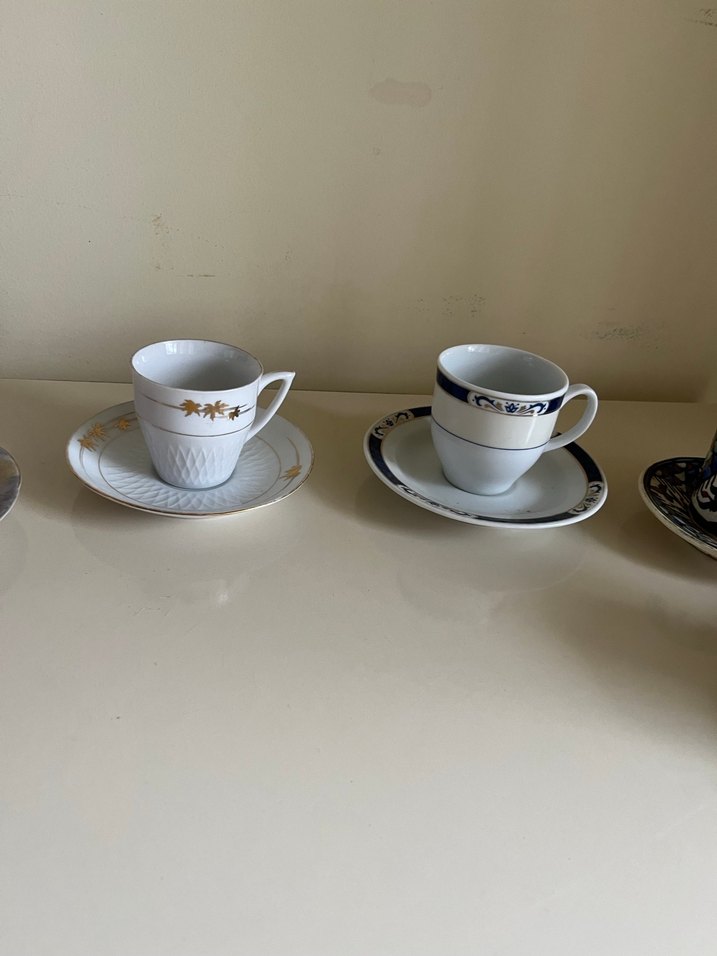 6 adet Türk Kahve Fincanları - Görsel 3